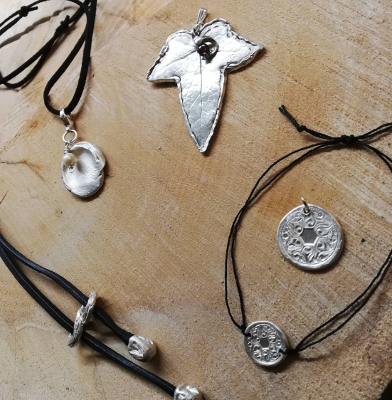 Fertiges Silberschmuckstück